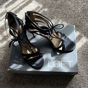 LOFT Black High Heel Shoe Size 7.5M